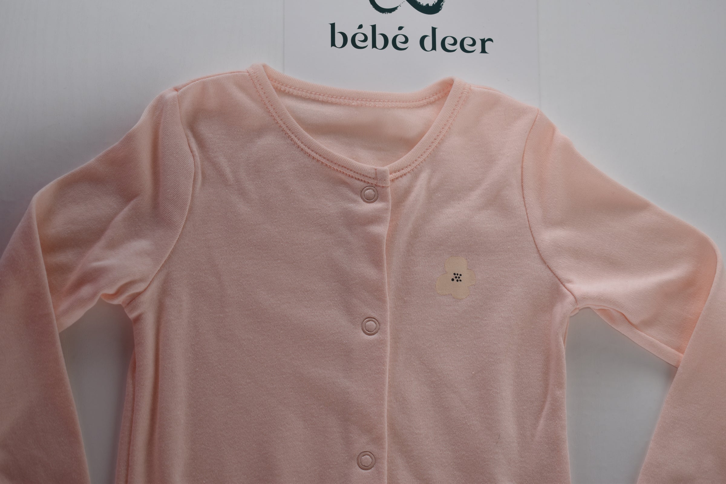 Pink flower sleepsuit