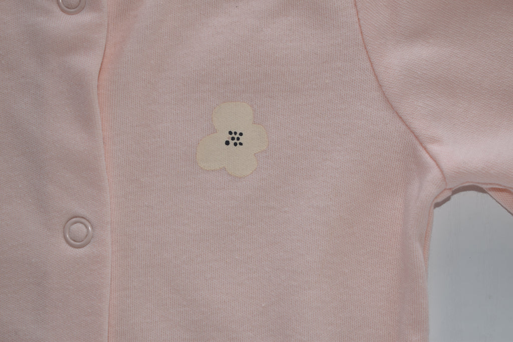 Pink flower sleepsuit