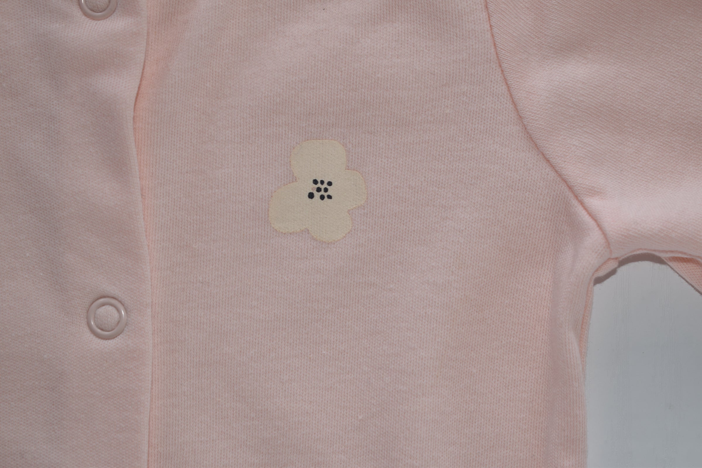 Pink flower sleepsuit