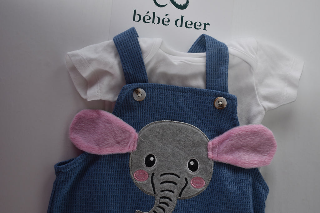 Bodysuit and dungarees set