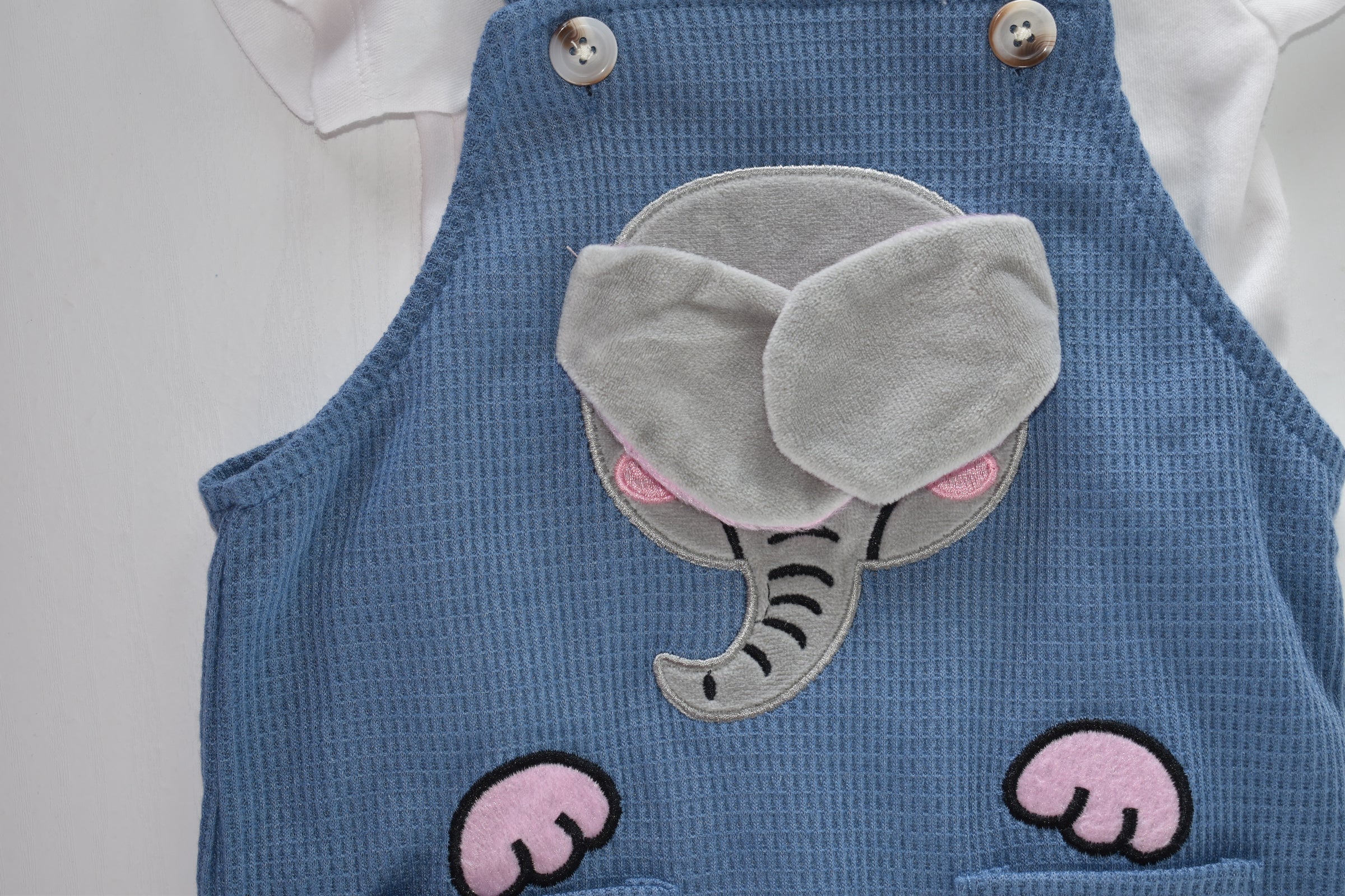 Bodysuit and dungarees set