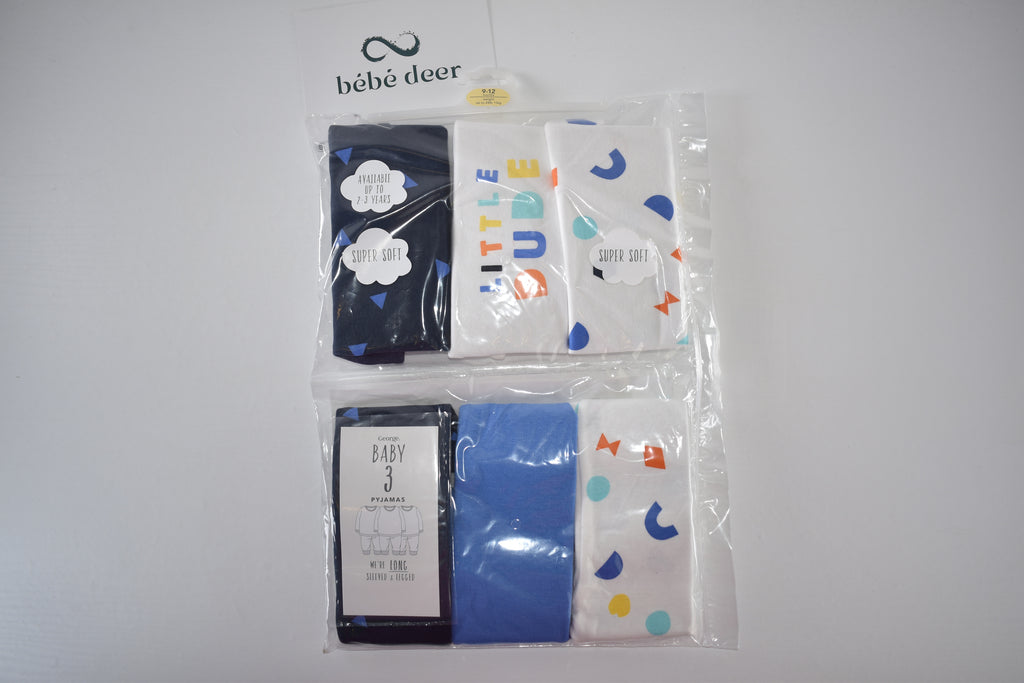 Three sleepsuits set
