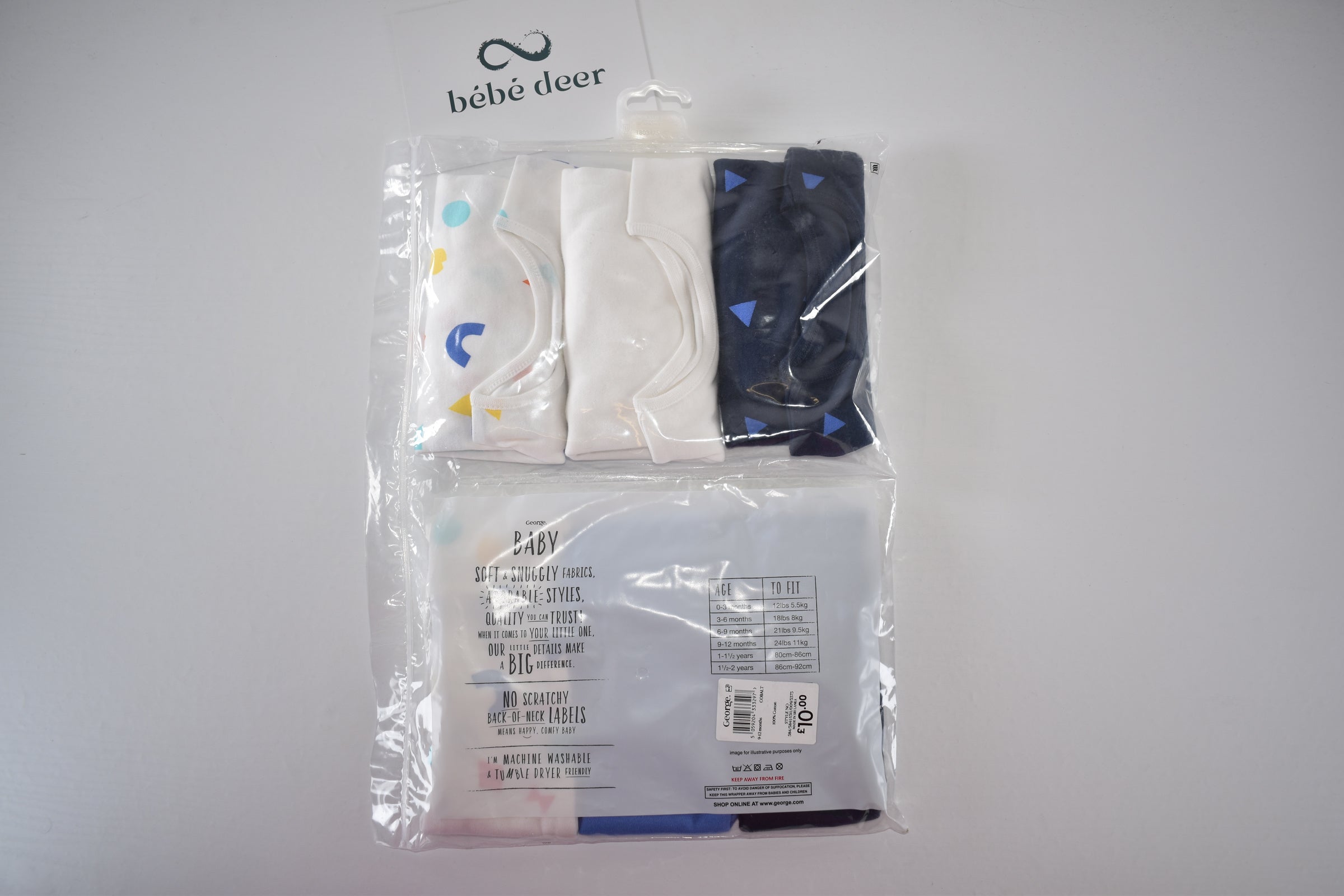 Three sleepsuits set