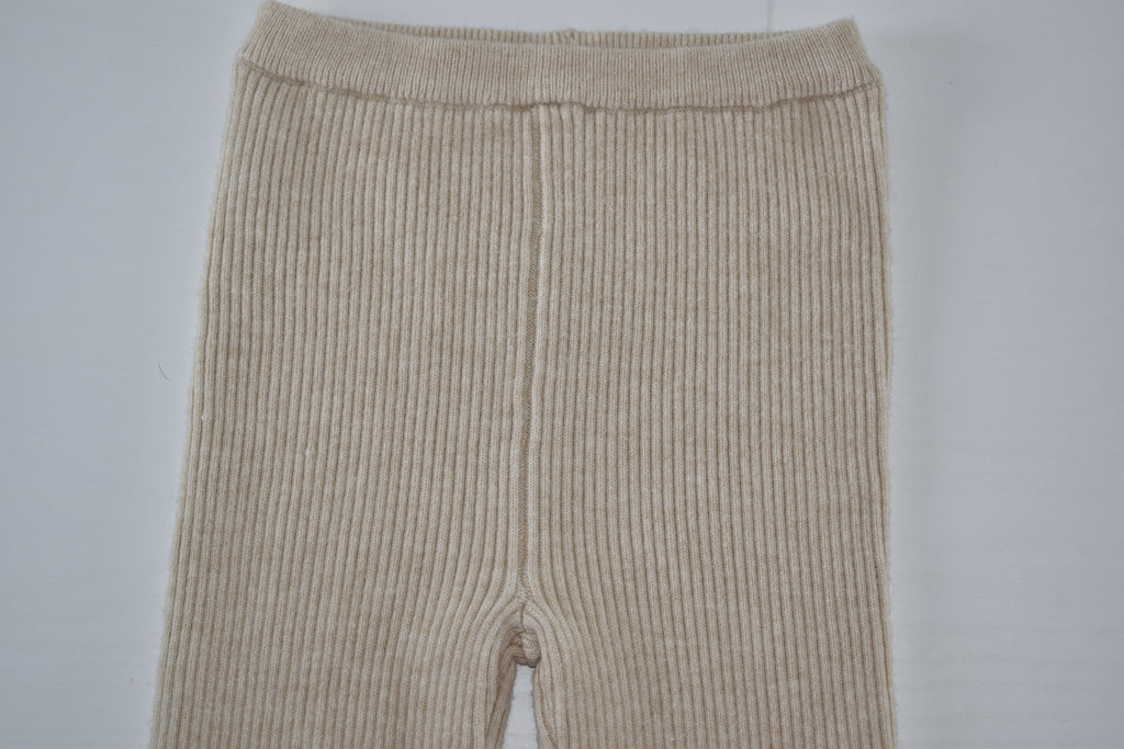 Ribbed knit leggings