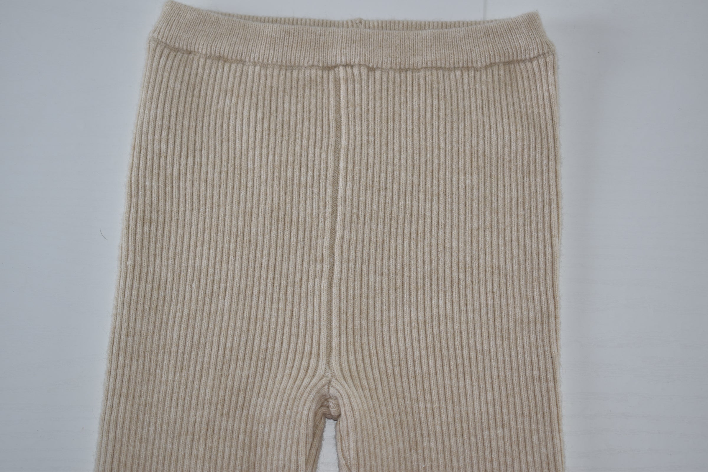 Ribbed knit leggings