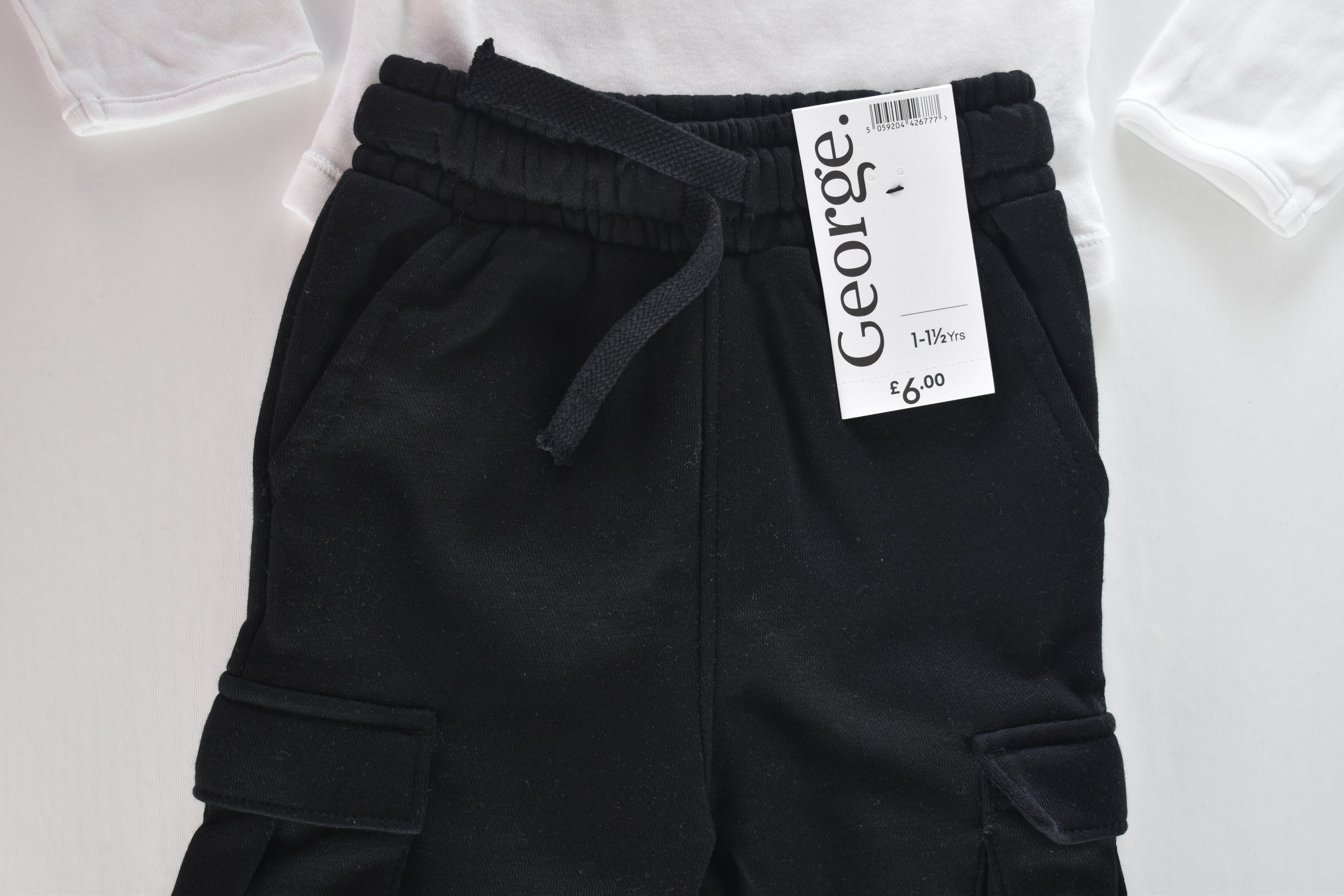 Long sleeve bodysuit and new with tags cargo trousers set