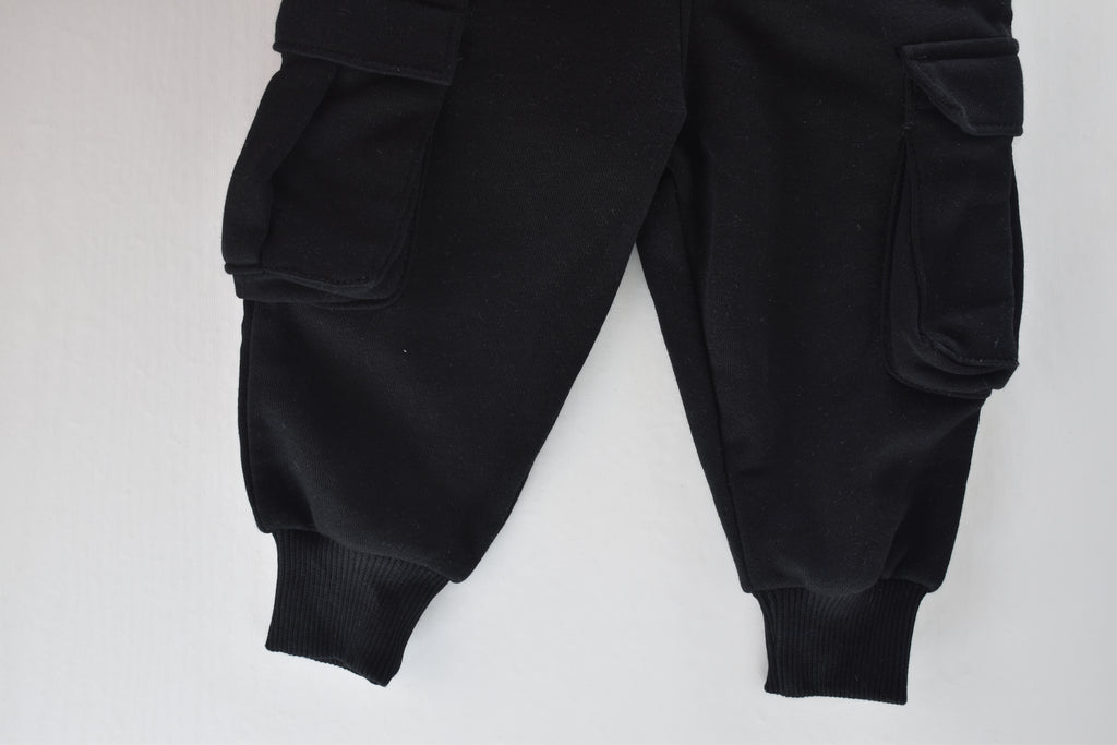 Long sleeve bodysuit and new with tags cargo trousers set
