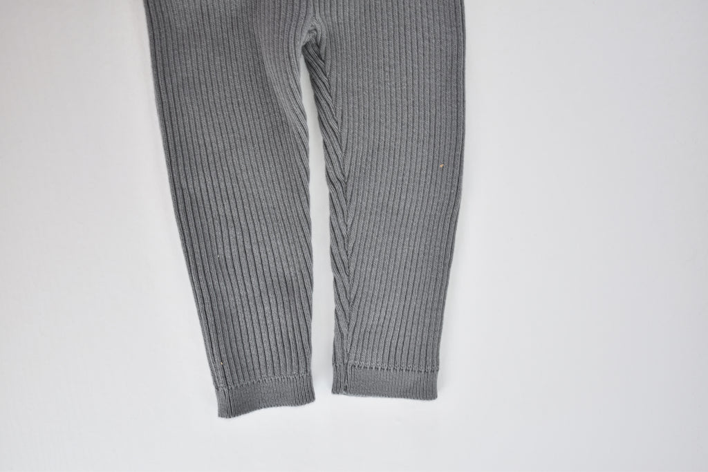 Ensemble body à manches longues et legging en maille