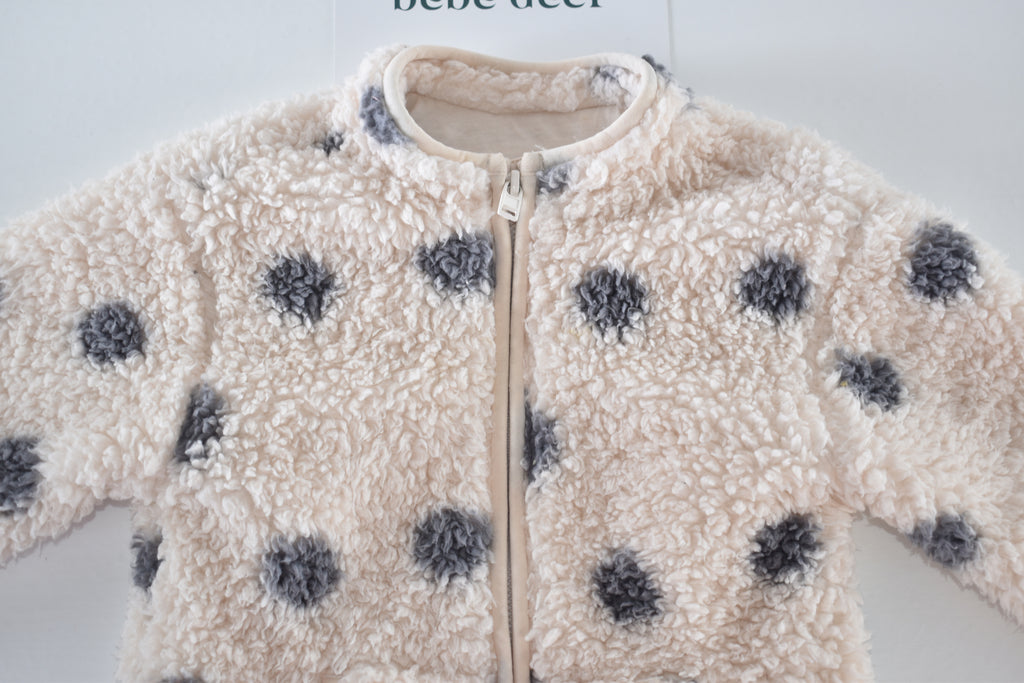 Veste confortable en molleton façon nounours