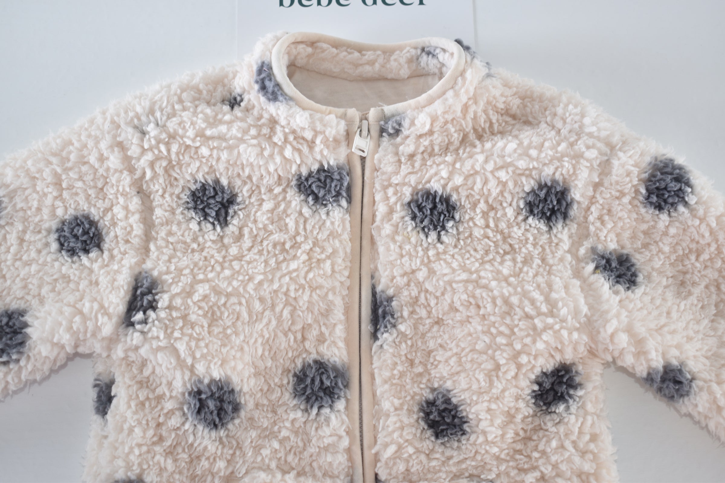 Veste confortable en molleton façon nounours