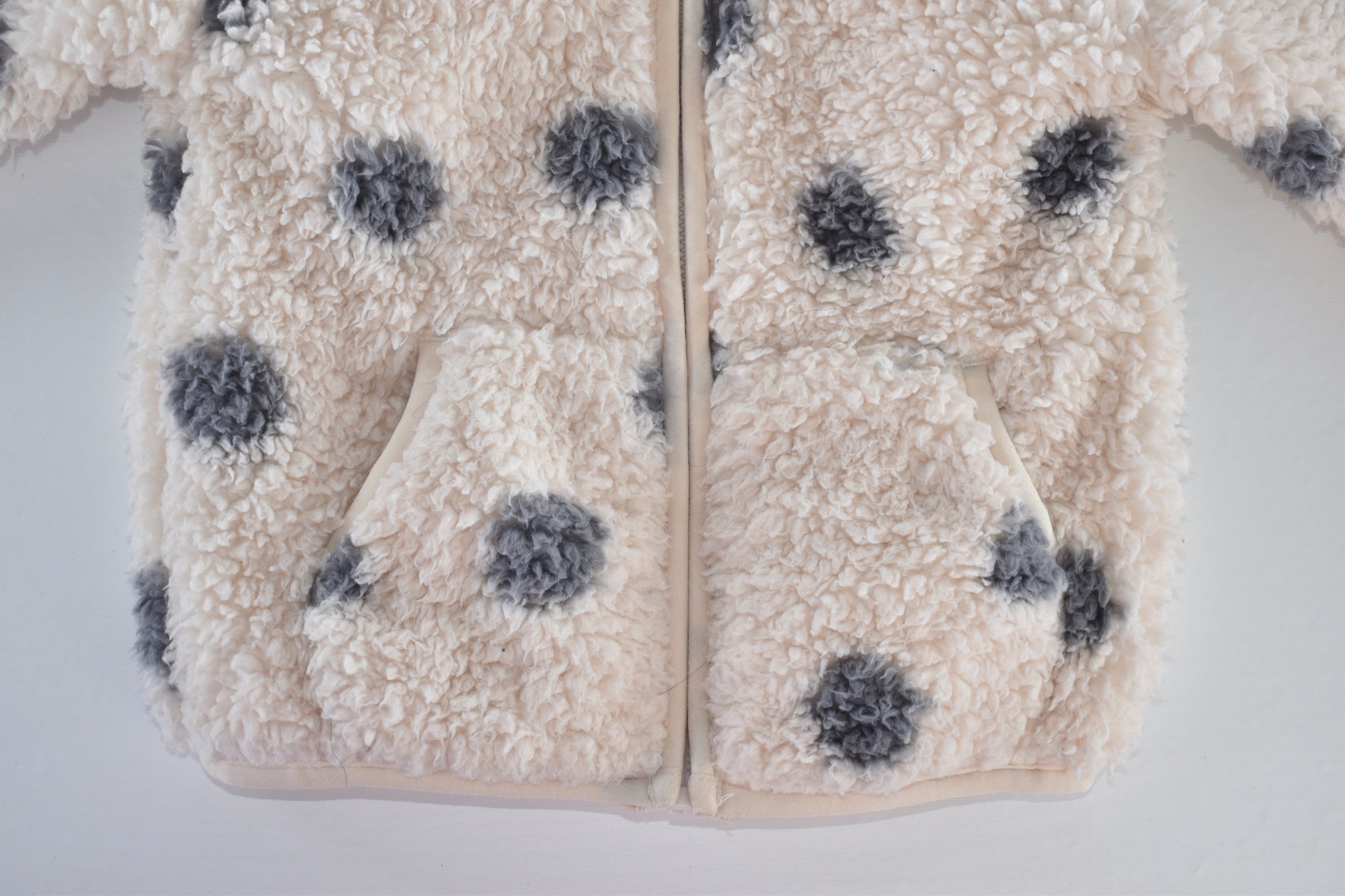 Veste confortable en molleton façon nounours