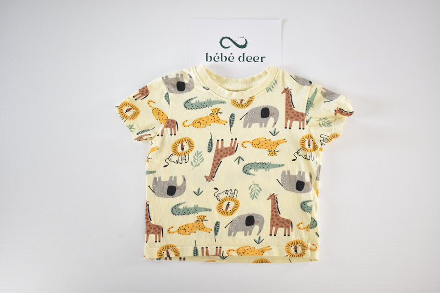 T-shirt avec animaux de safari