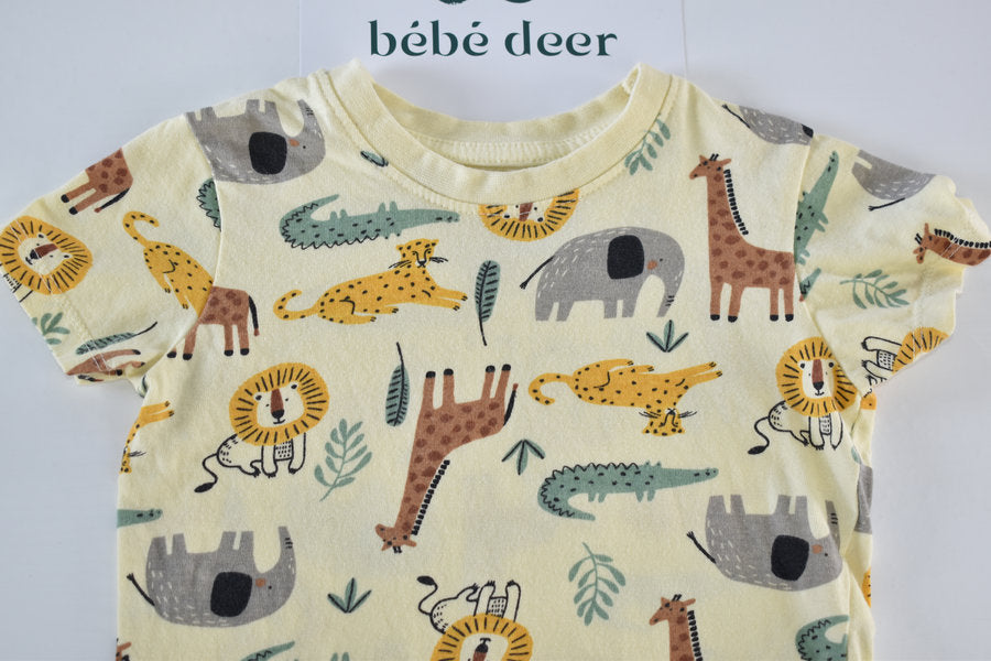 T-shirt avec animaux de safari