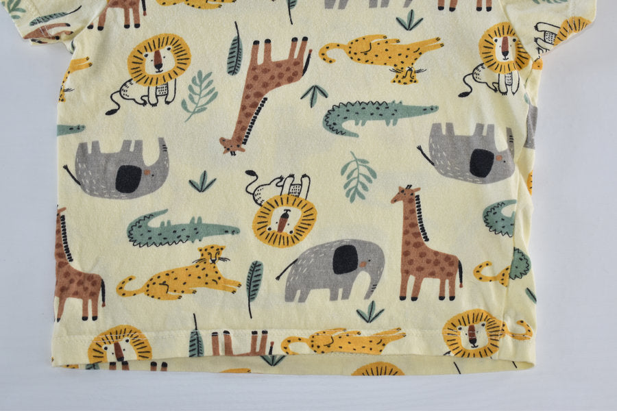 T-shirt avec animaux de safari