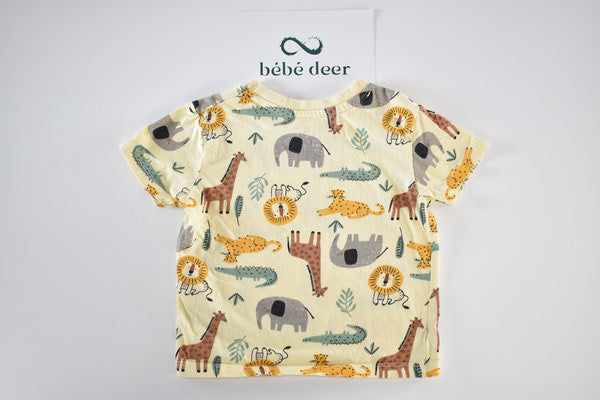 T-shirt avec animaux de safari