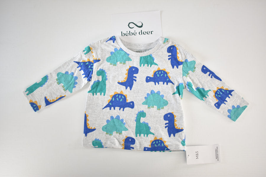 Top with dinosaur print