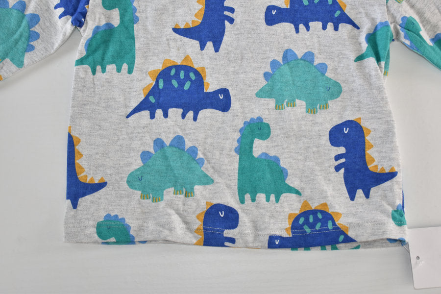 Top with dinosaur print
