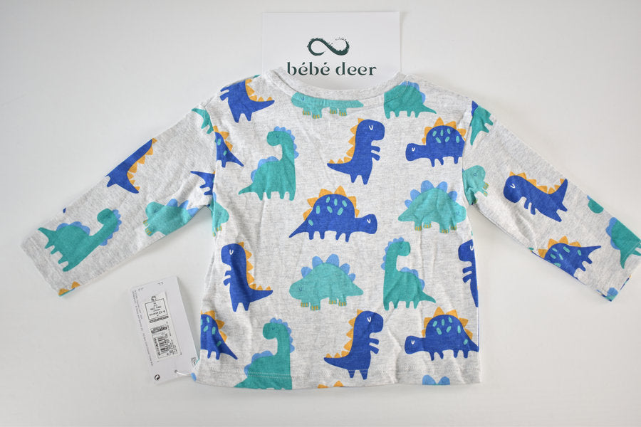 Top with dinosaur print