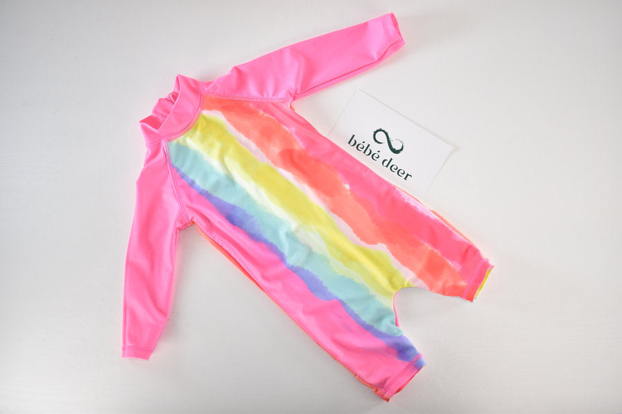 Rainbow rash suit