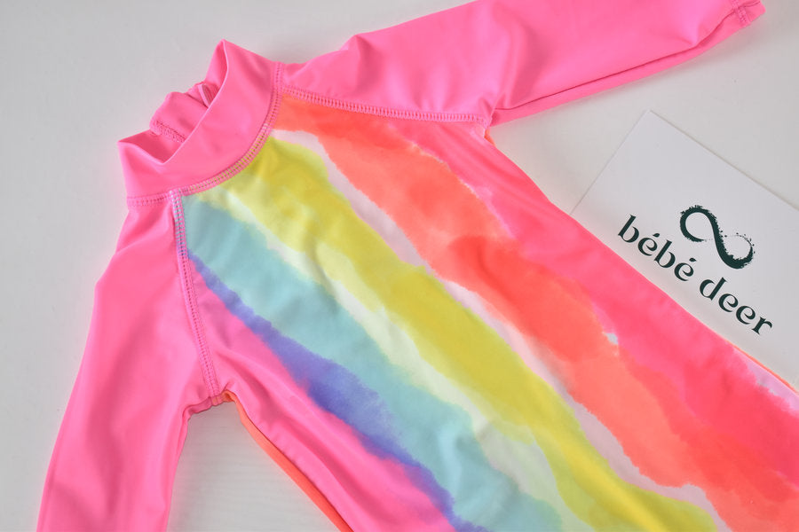 Rainbow rash suit