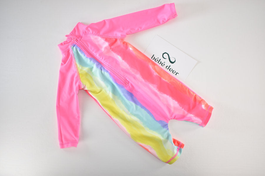 Rainbow rash suit