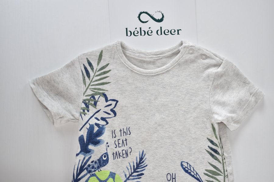 Jungle animal romper