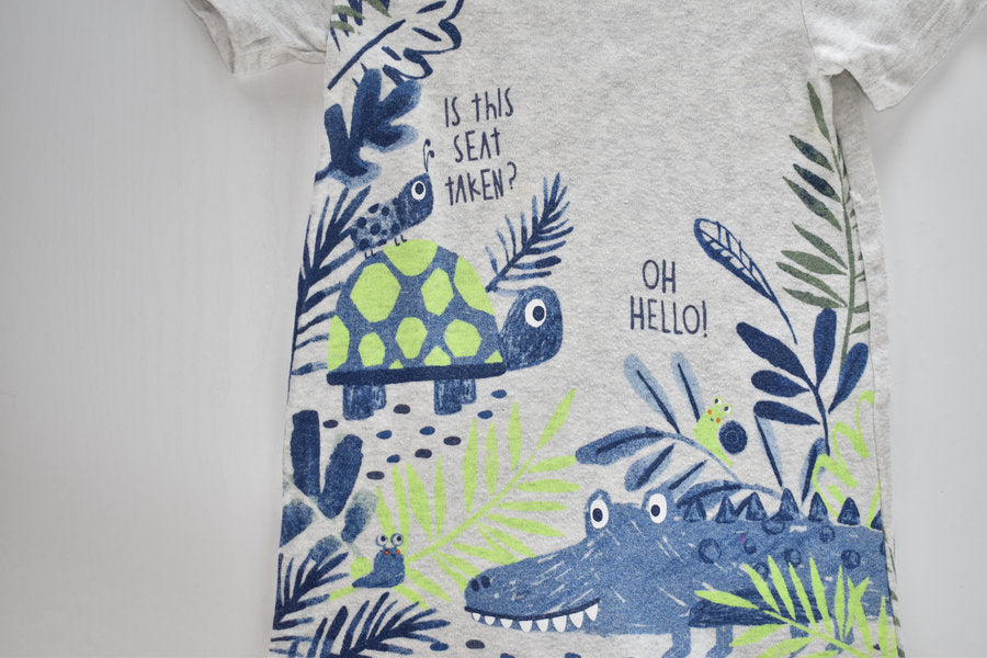 Jungle animal romper