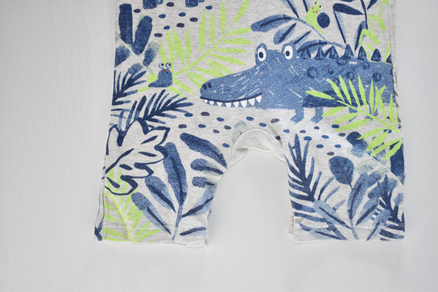 Jungle animal romper