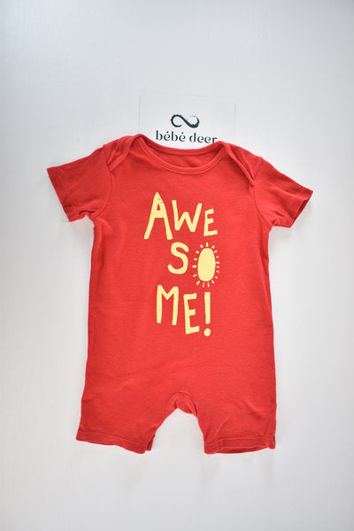 Red Awesome romper