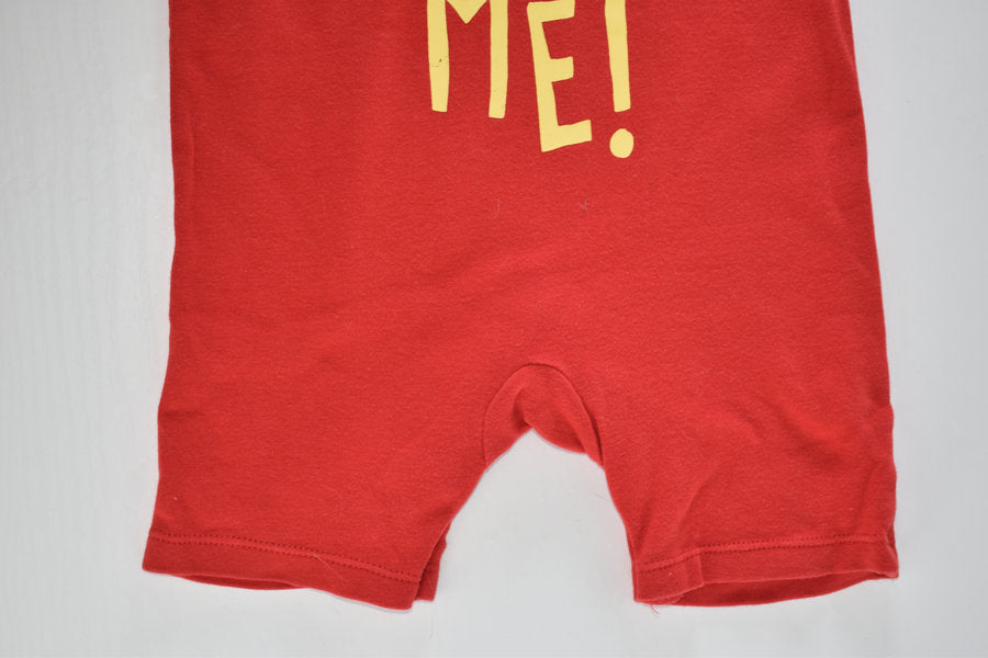 Red Awesome romper