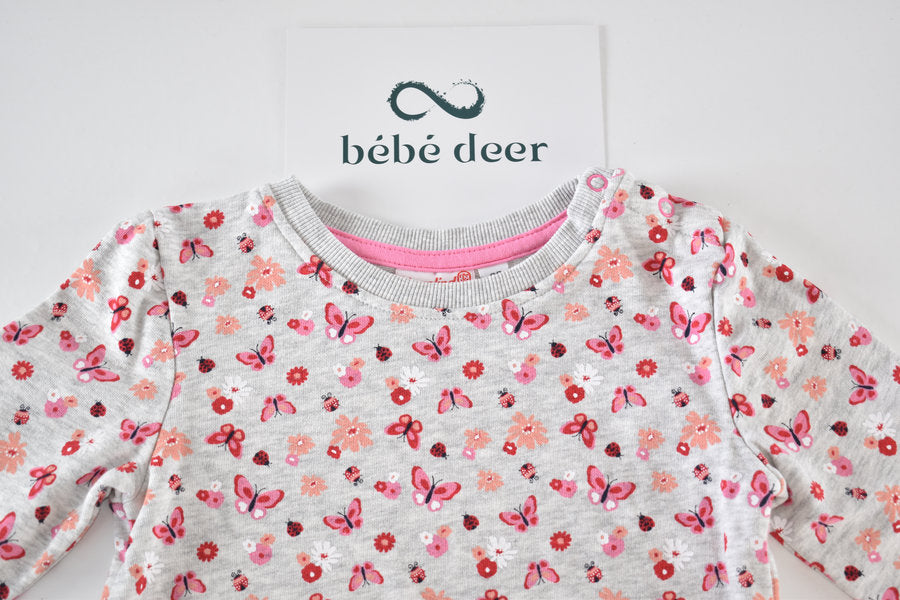 Butterfly and floral jumper