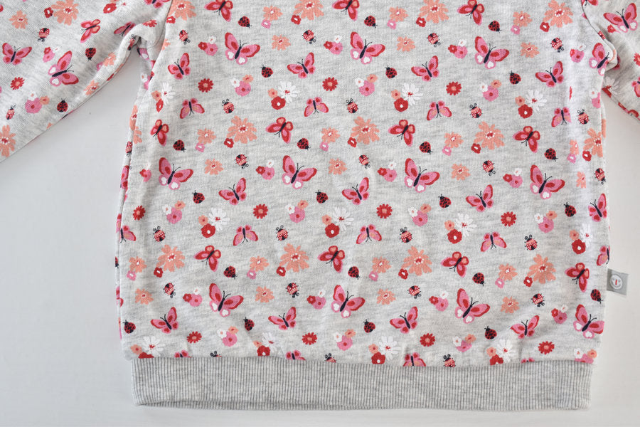 Butterfly and floral jumper