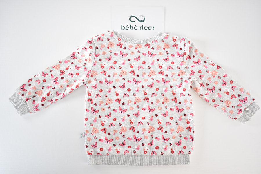 Butterfly and floral jumper