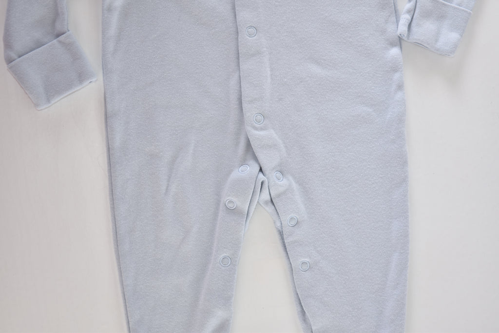 Blue cotton sleepsuit
