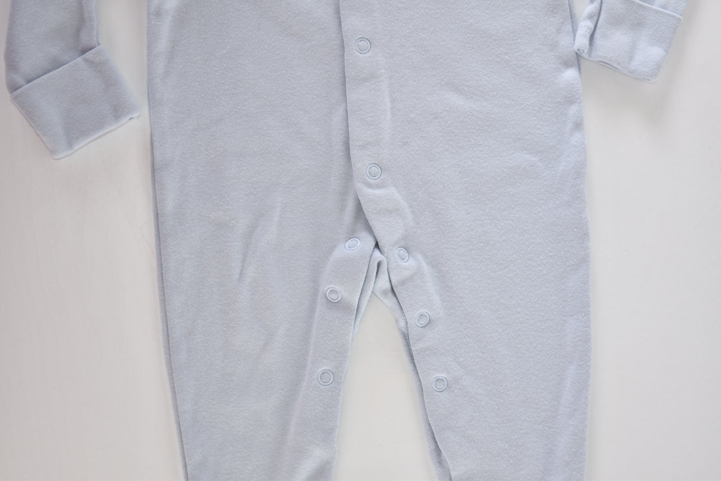 Blue cotton sleepsuit