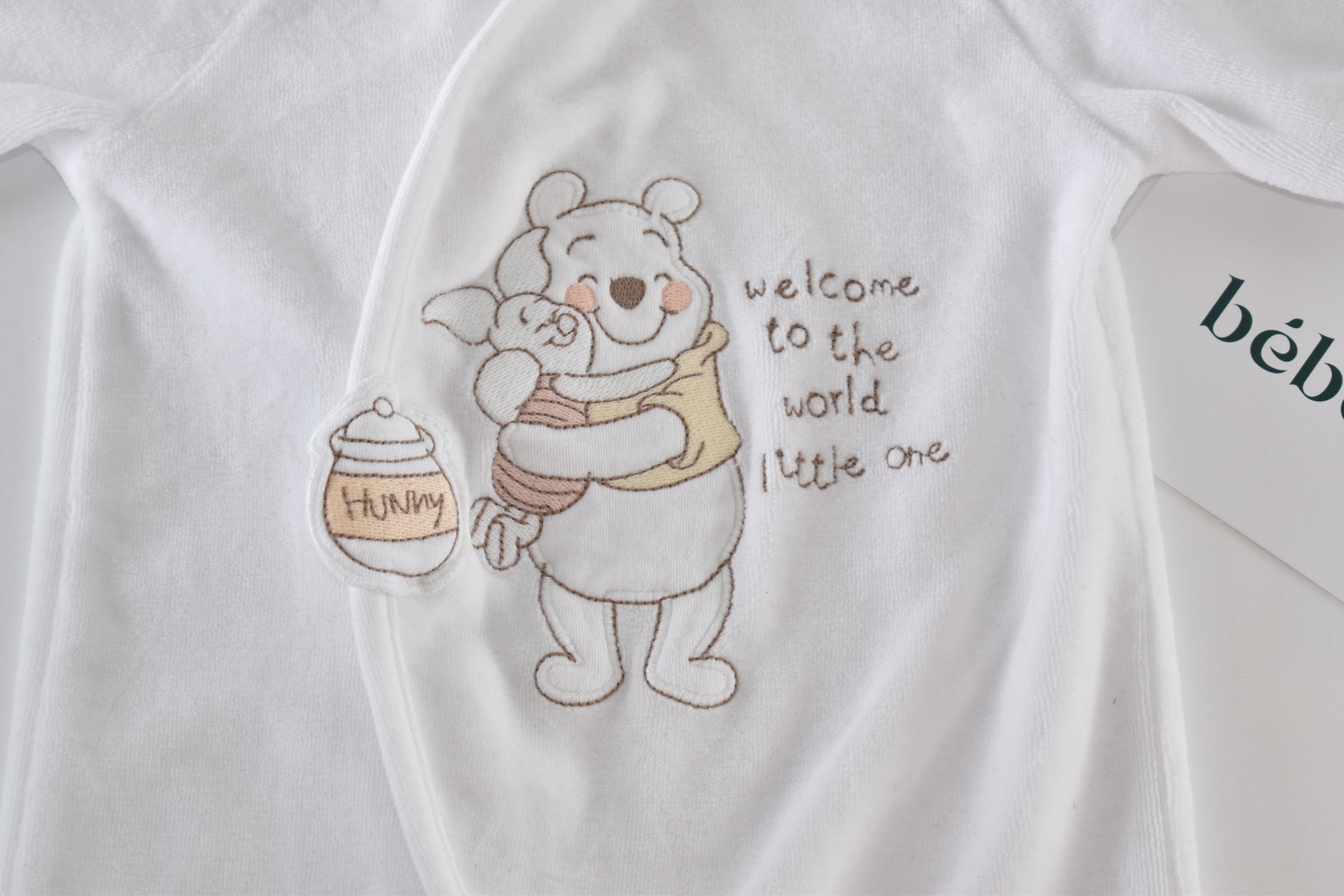 Disney Winnie the Pooh velour sleepsuit