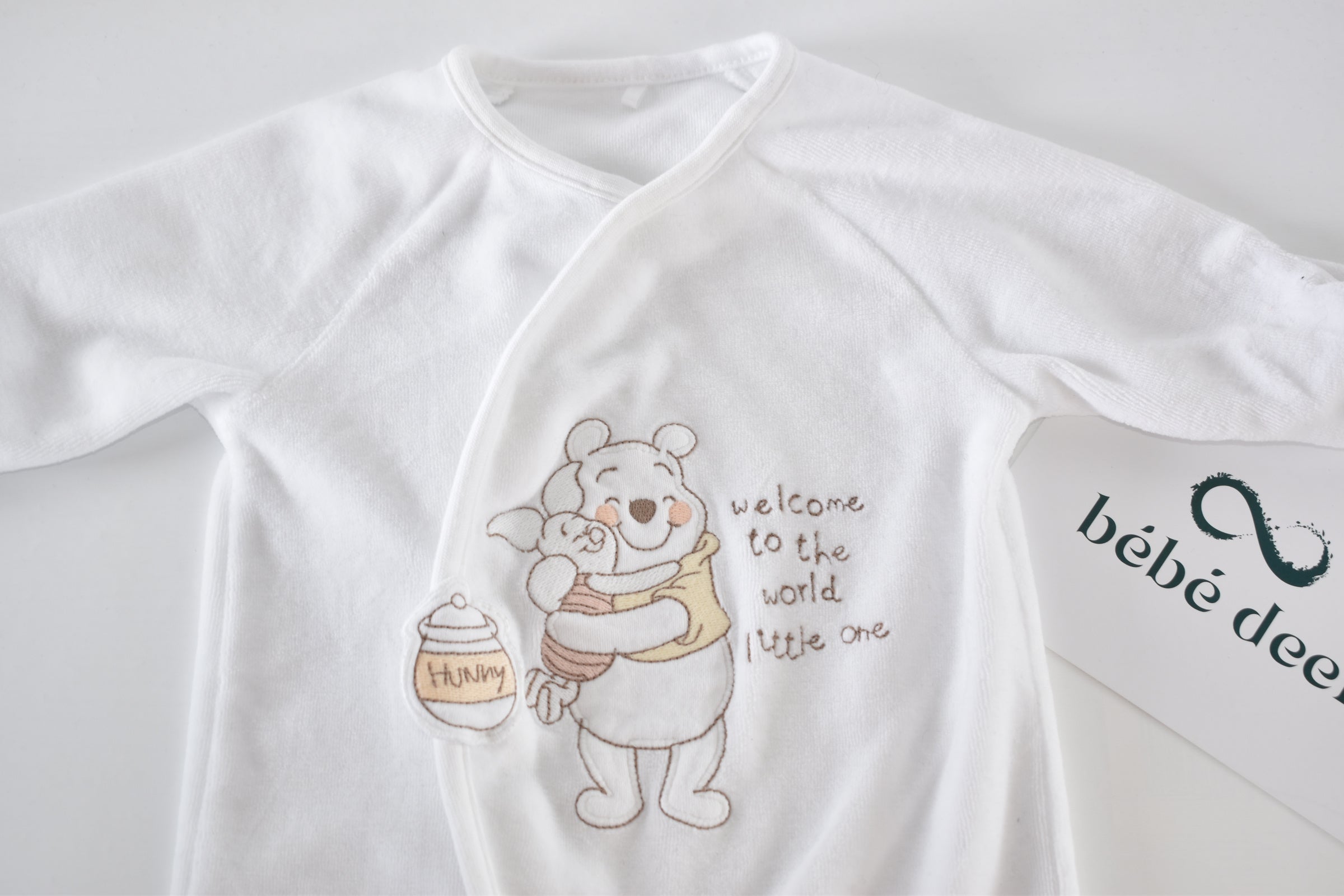 Disney Winnie the Pooh velour sleepsuit