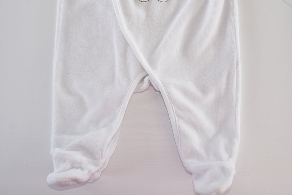 Disney Winnie the Pooh velour sleepsuit