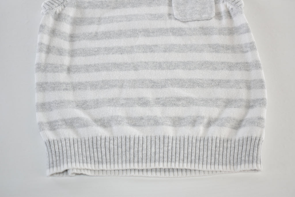 Striped knitted tank top