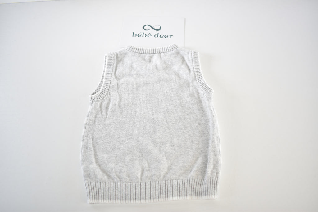 Striped knitted tank top