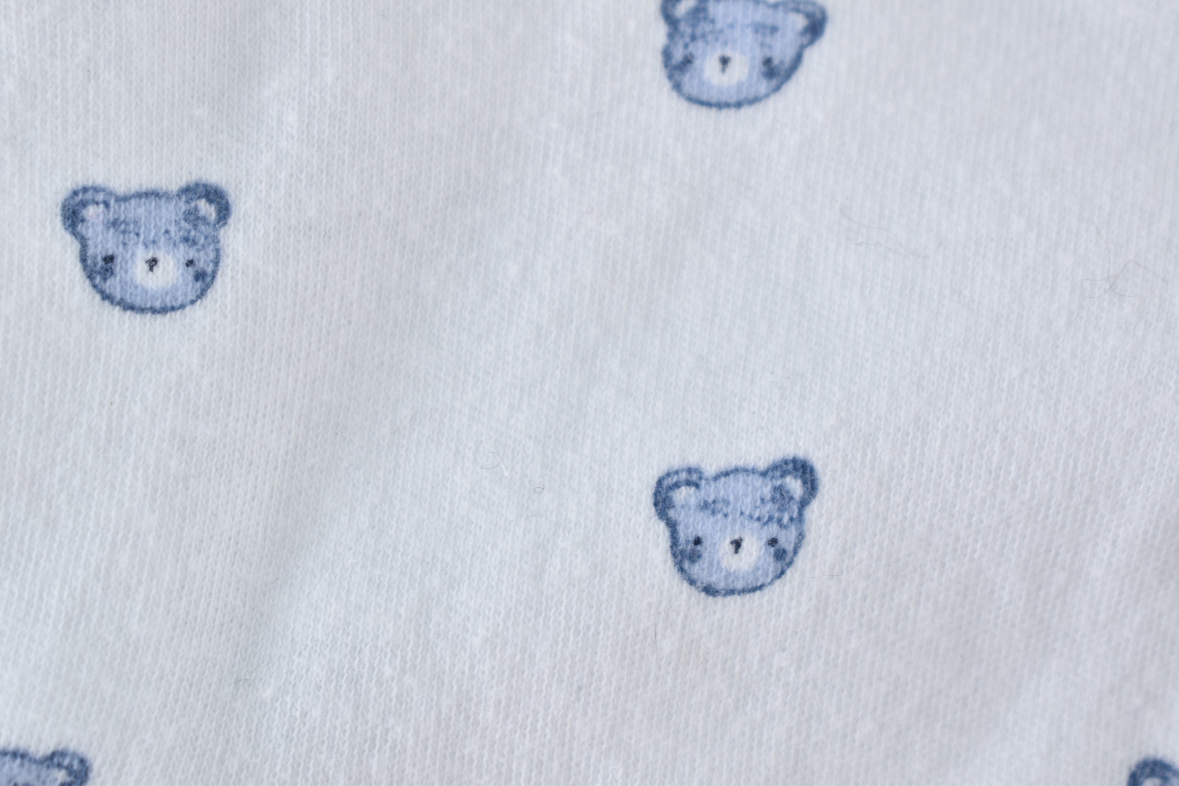 Blue bear bodysuit and sleepsuit set