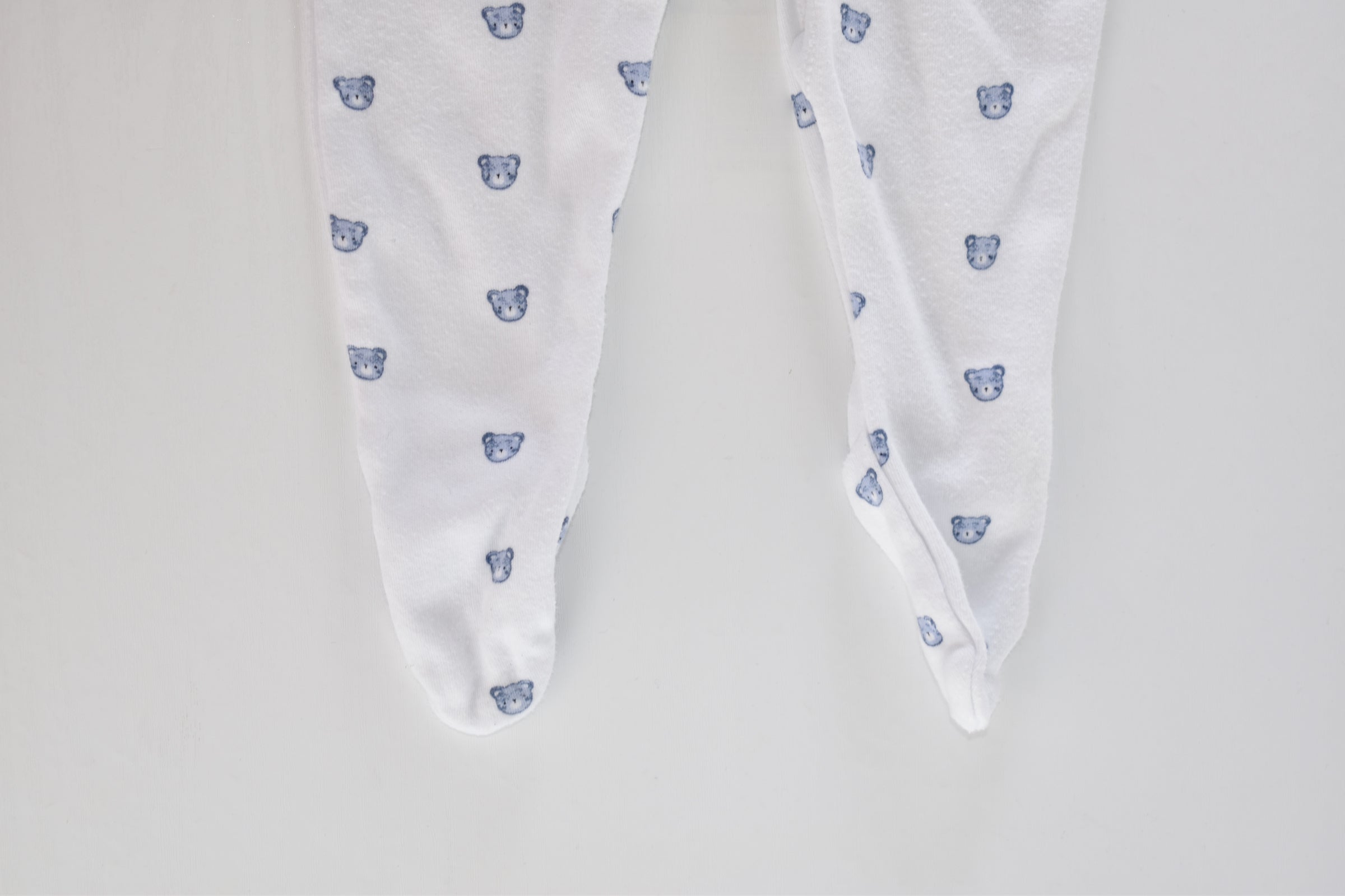 Blue bear bodysuit and sleepsuit set