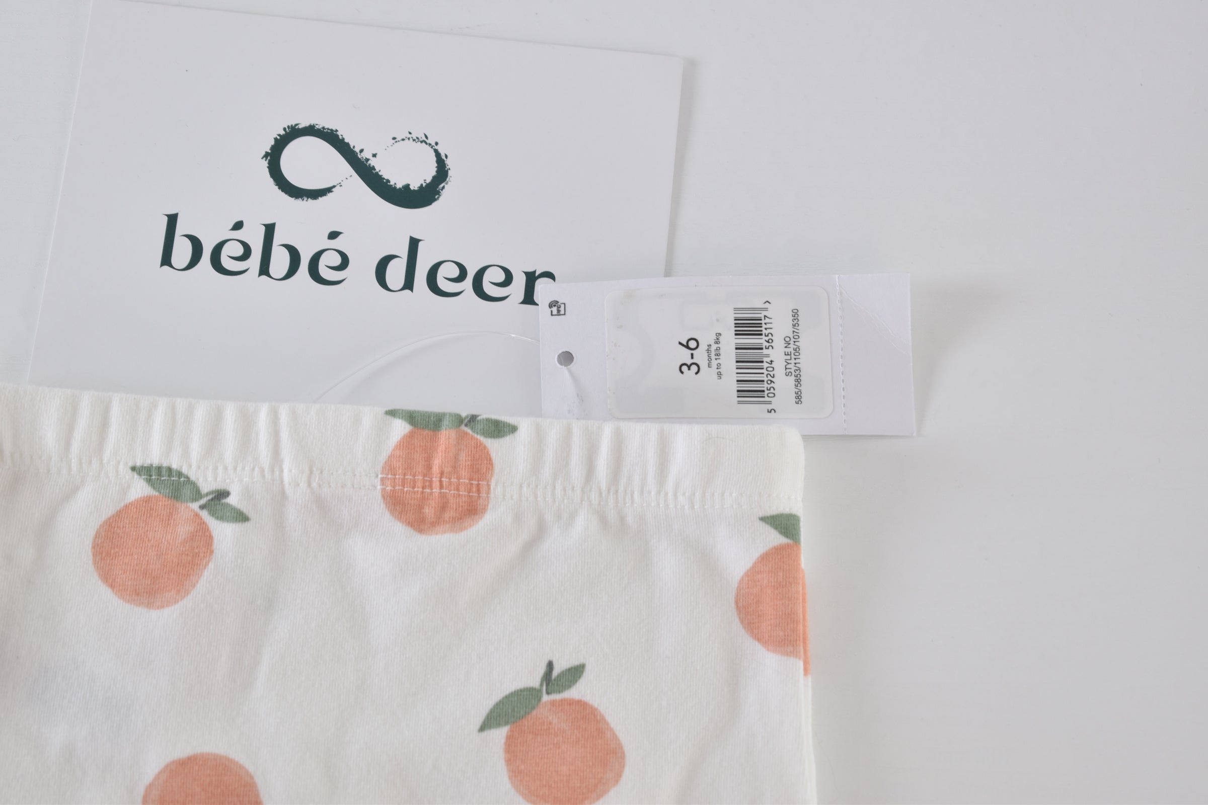Peach print leggings new with tag