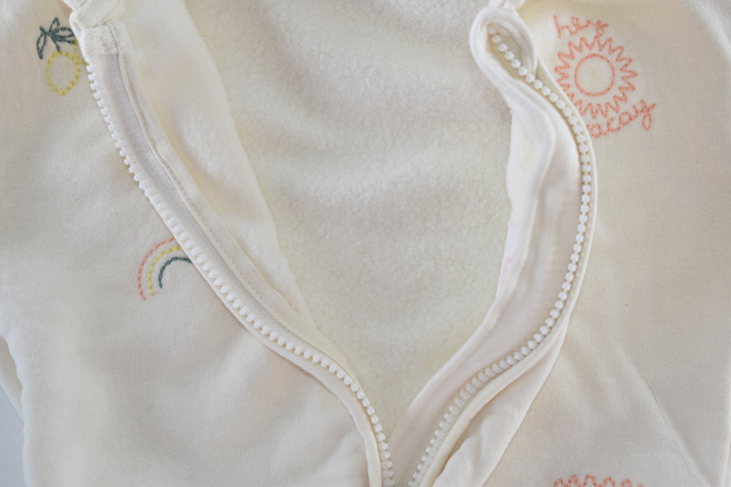 Hooded zip-up jacket