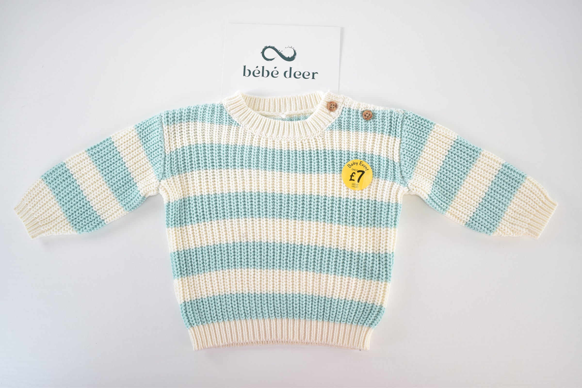 Striped knitted jumper