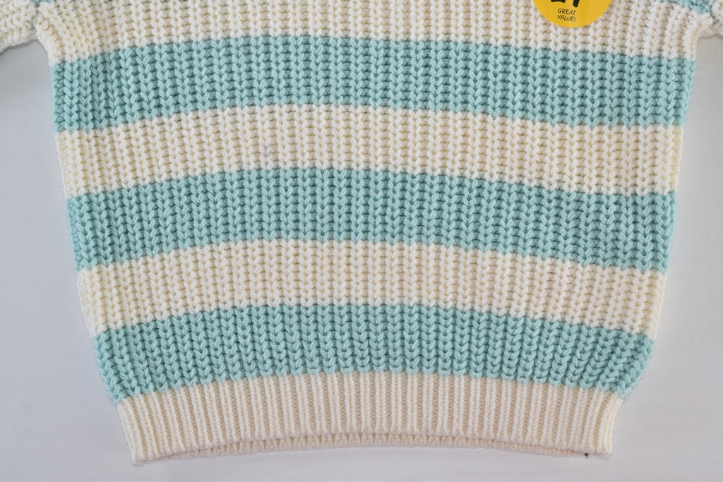 Striped knitted jumper