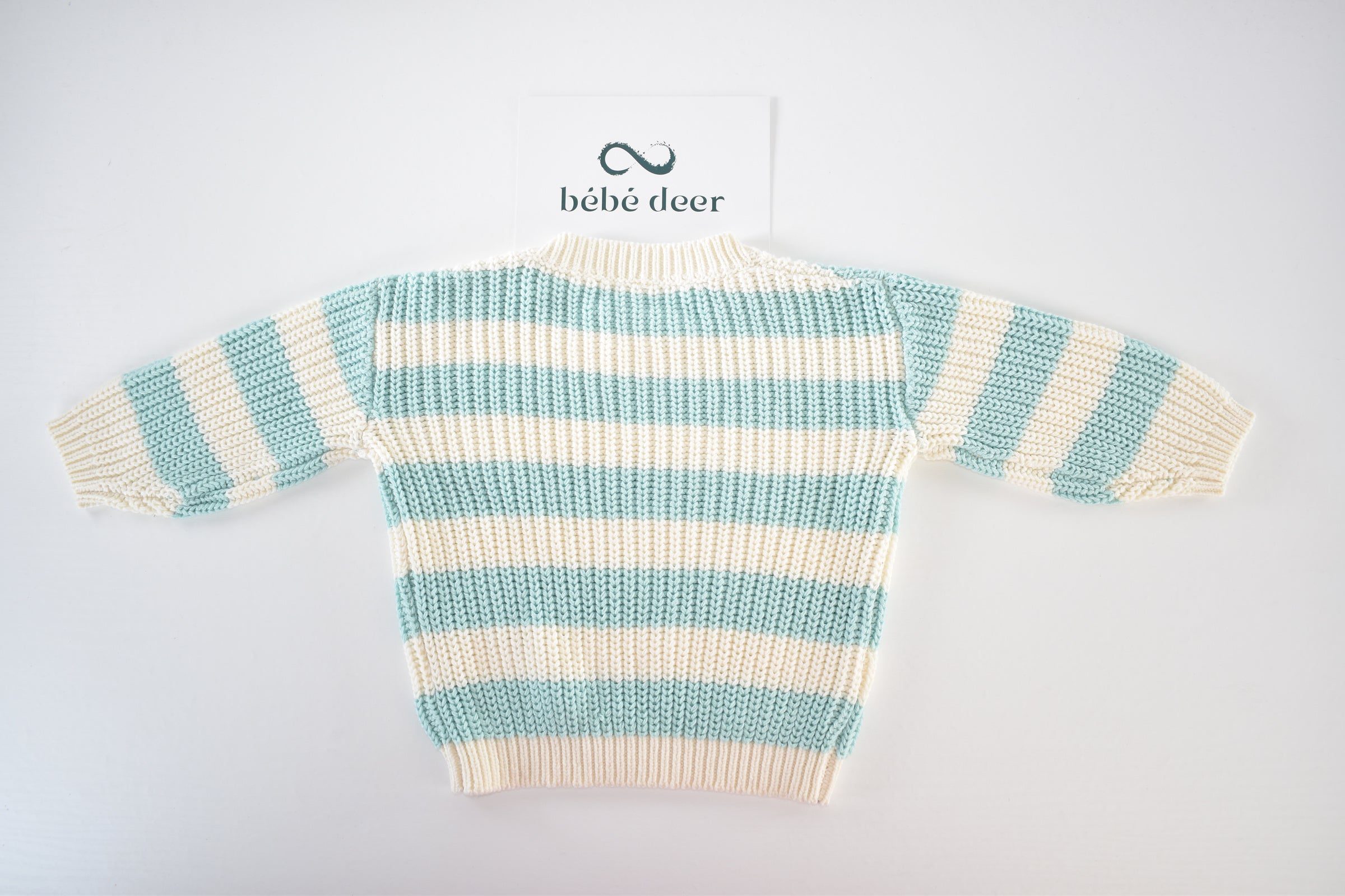 Striped knitted jumper