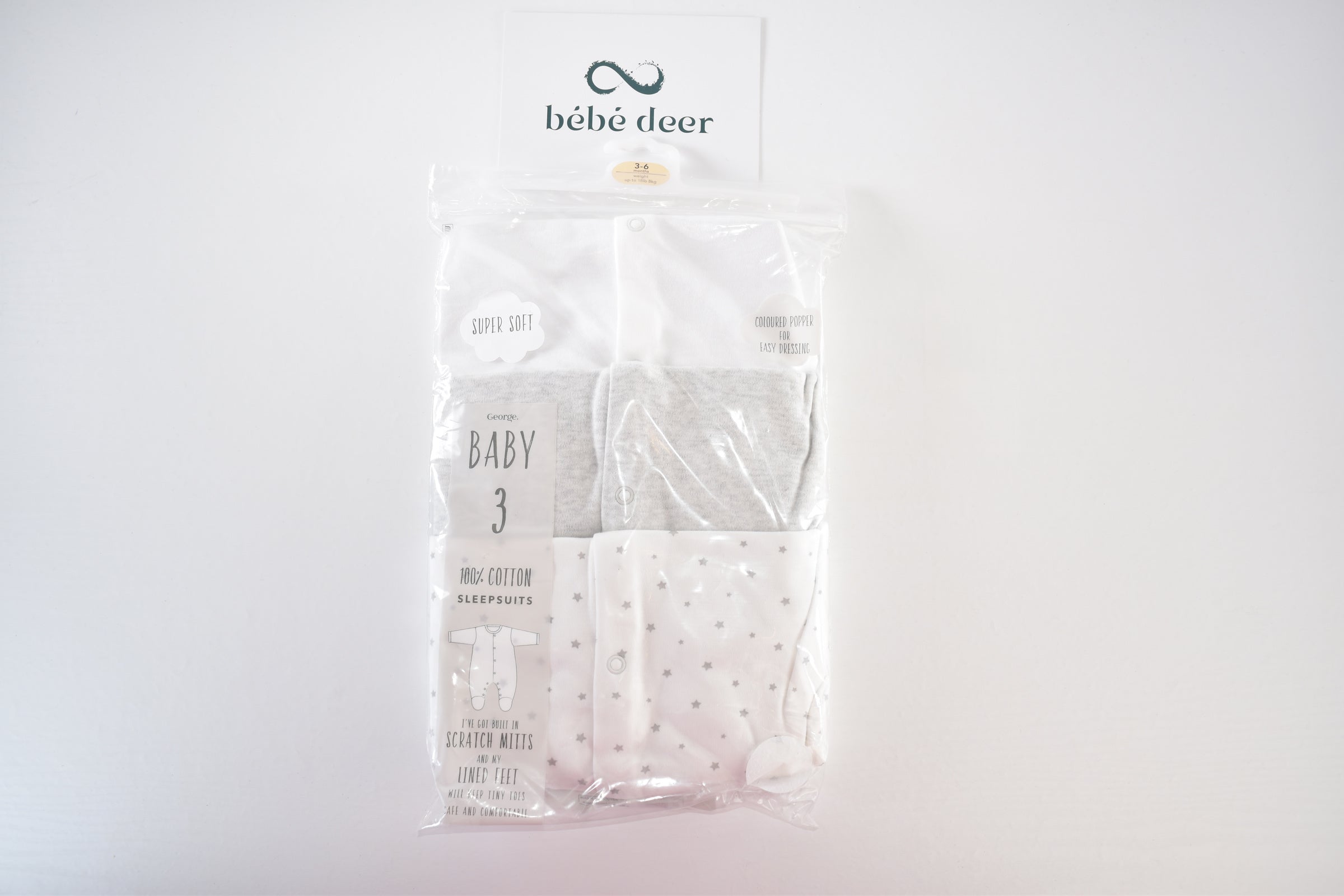 3-pack sleepsuits - new with tags
