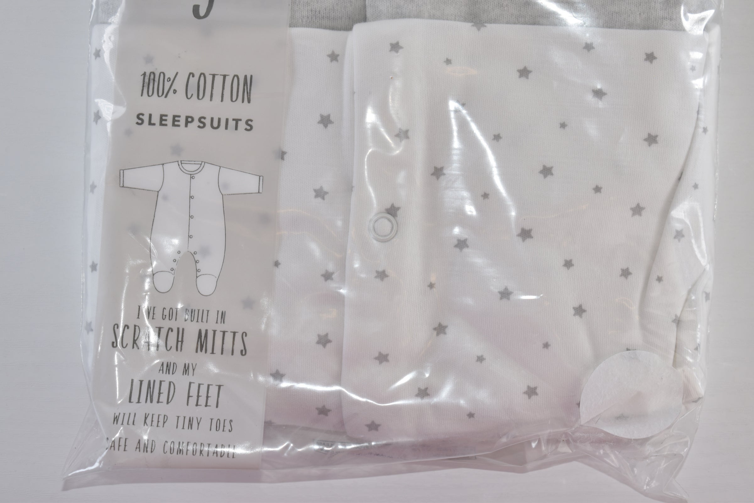 3-pack sleepsuits - new with tags