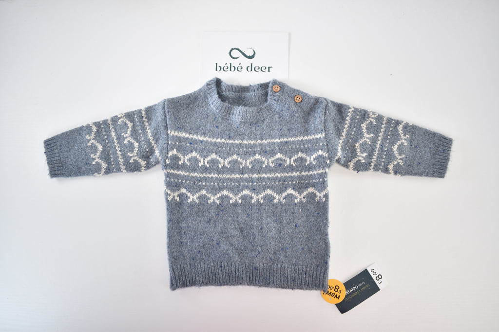 Grey knitted jumper new with tags